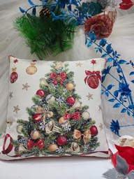 FUNDA COJIN ARBOLITO NAVIDAD 45 X 45